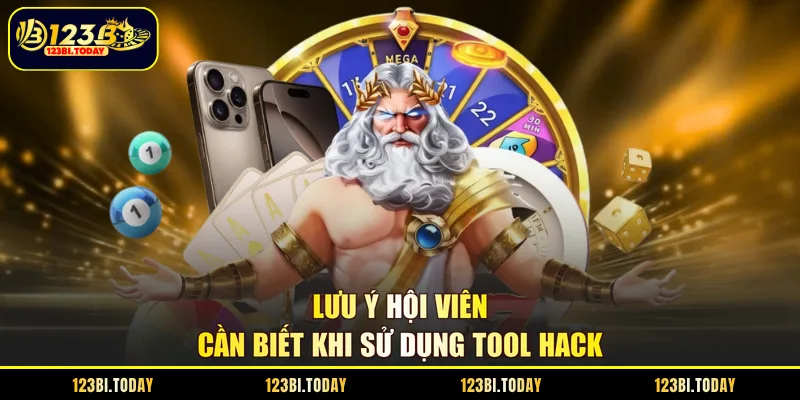 Lưu ý hội viên cần biết khi sử dụng tool hack